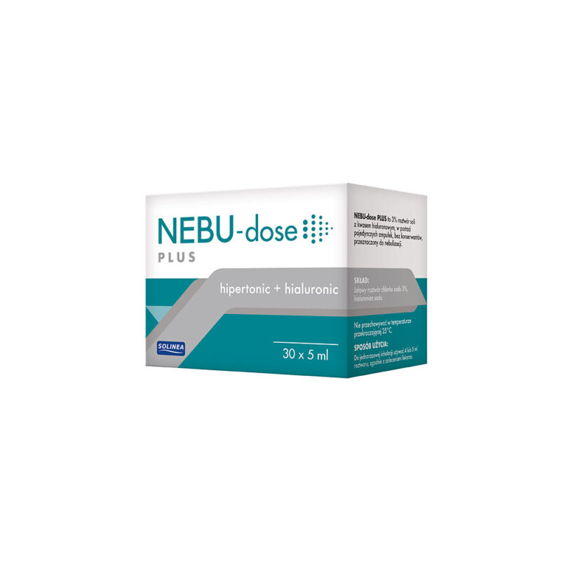 NEBU-dose Plus Υπέρτονο διάλυμα NaCl 3%, με προσθήκη υαλουρονικού